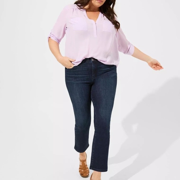 torrid Tops - Harper Georgette 3/4 Sleeve